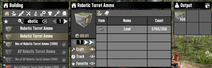 [1.0] Vita – Better Junk Turret Ammo Crafting