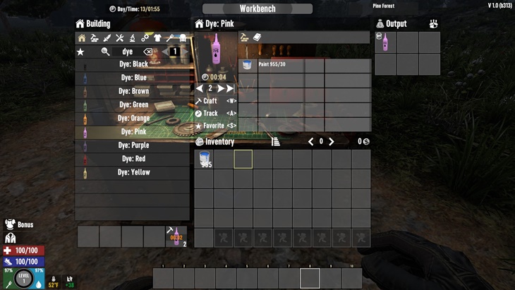 7 days to die billz dye making, 7 days to die dye mod