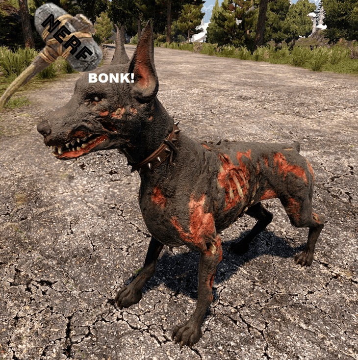 7 days to die black wolfs nerfed animals, 7 days to die zombies, 7 days to die animals