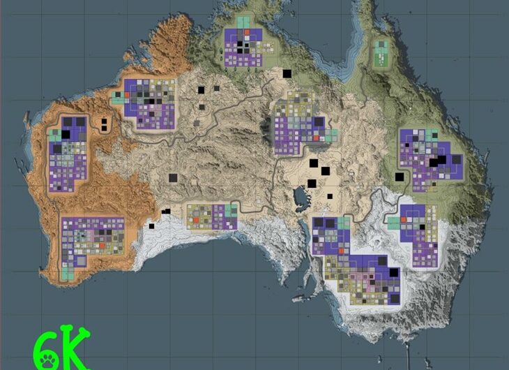 Fluffy Panda 1.0 Australia Map V4 6K 10K