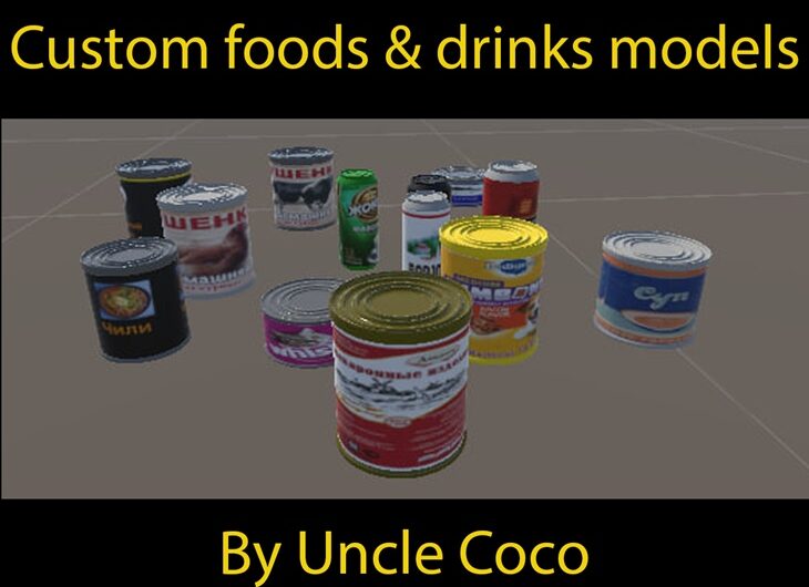 Food and Beverage Models by Uncle Coco