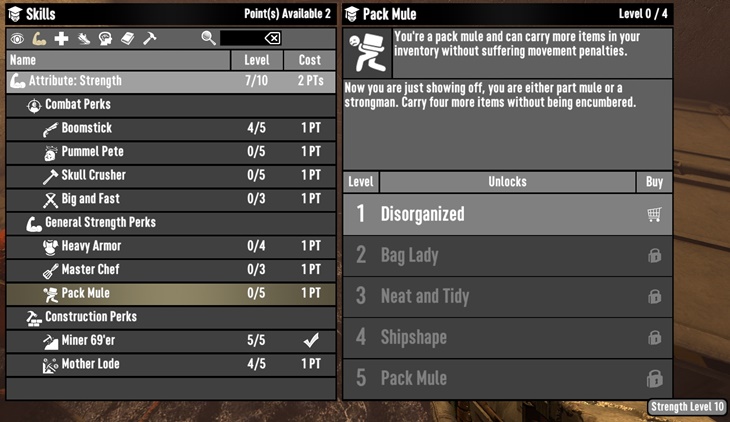 7 days to die inventory slots crafting queue slots increasement additional screenshot