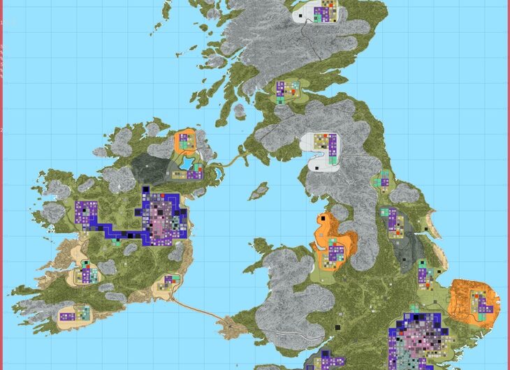 Map: British Isles Undead One