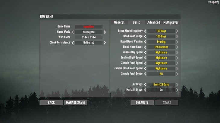 7 days to die santis extended game settings additional screenshot 1