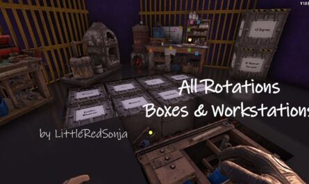 7 days to die littleredsonja all rotations for boxes workstations