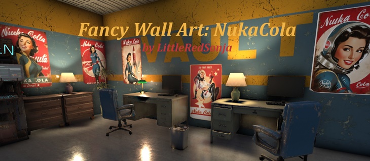 7 days to die littleredsonja fancy wall art nuka cola