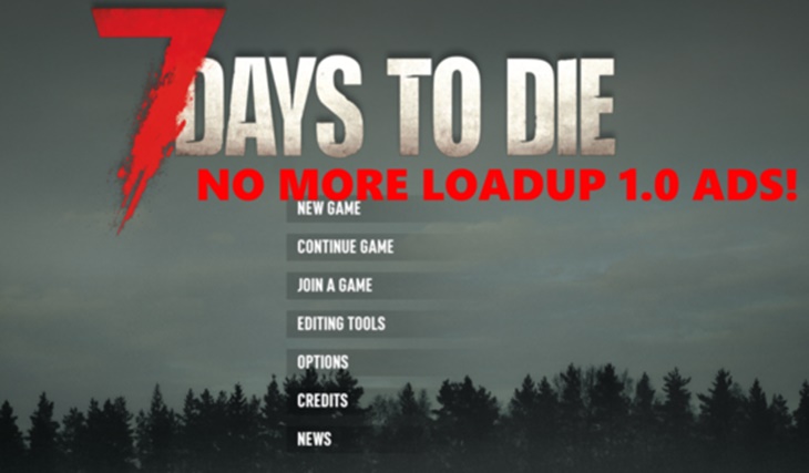 7 days to die no more menu advertisements