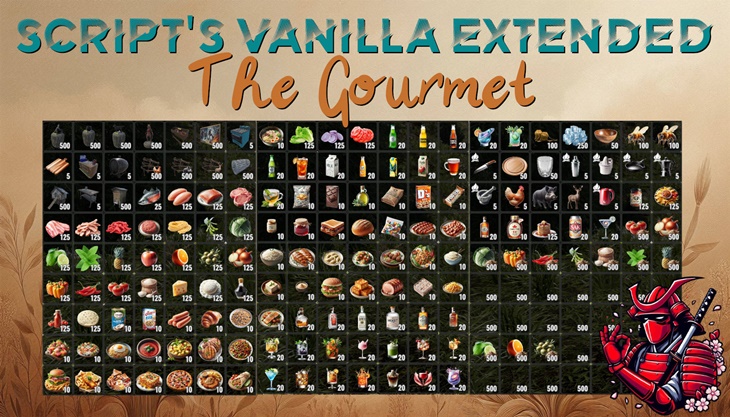 7 days to die scripts vanilla extended the gourmet