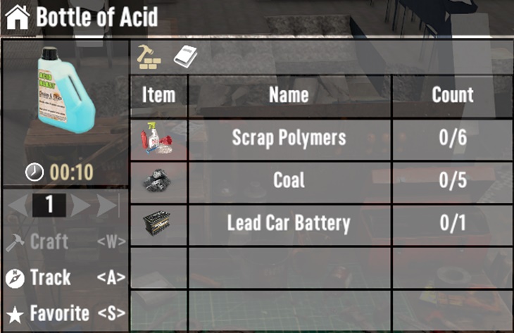 7 days to die themeanones craftable acid