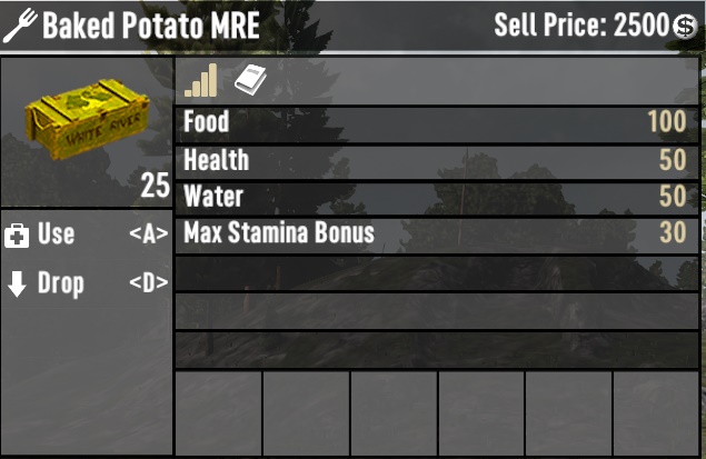 7 days to die themeanones mres all in one drink food combo additional screenshot 1