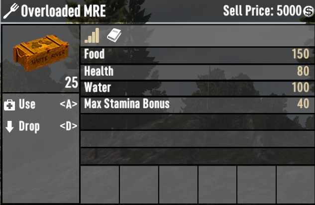 7 days to die themeanones mres all in one drink food combo additional screenshot 3