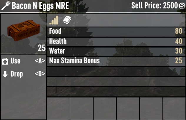 7 days to die themeanones mres all in one drink food combo additional screenshot 9