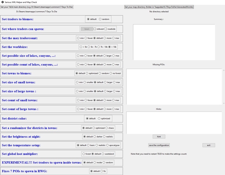 7 days to die xml helper and map check