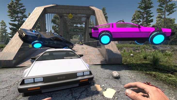 7 days to die delorean cars