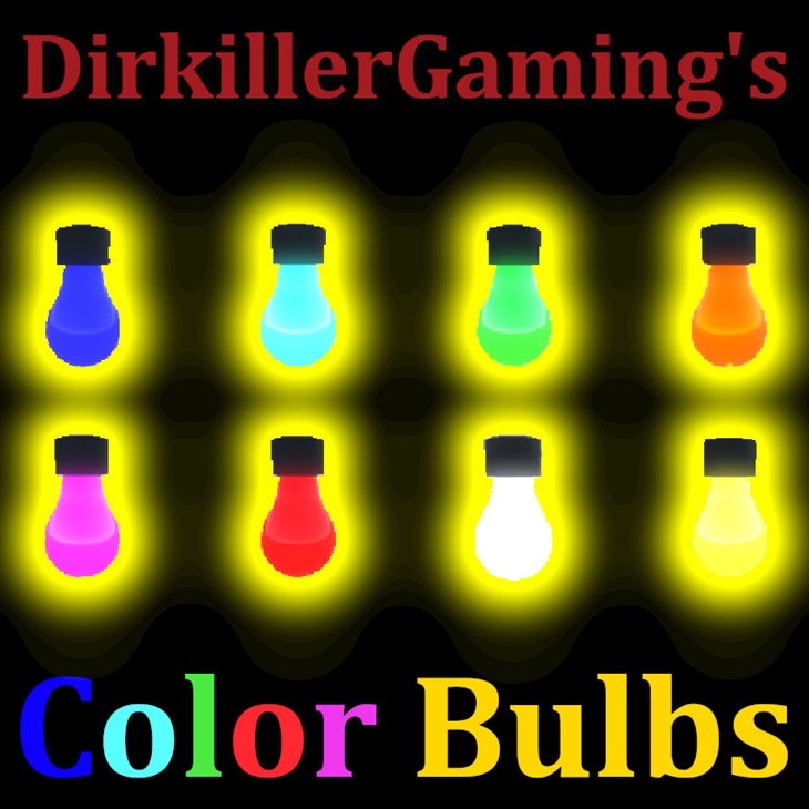 7 days to die dirkillergamings color bulbs