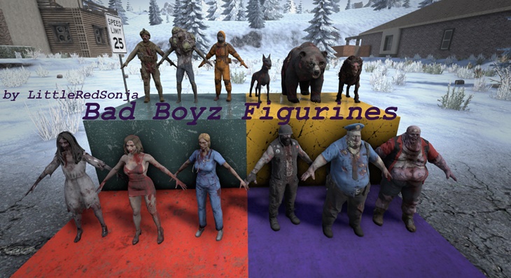 7 days to die littleredsonja bad boyz figurines