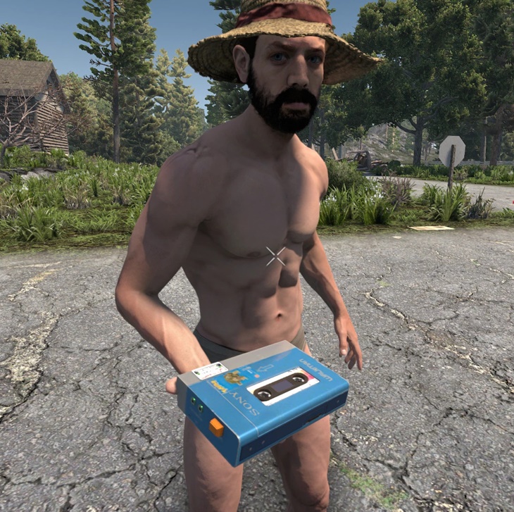 7 days to die walkman music player