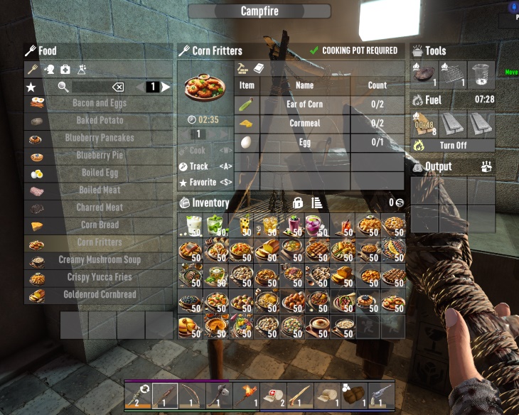 7 days to die cooking with vanilla