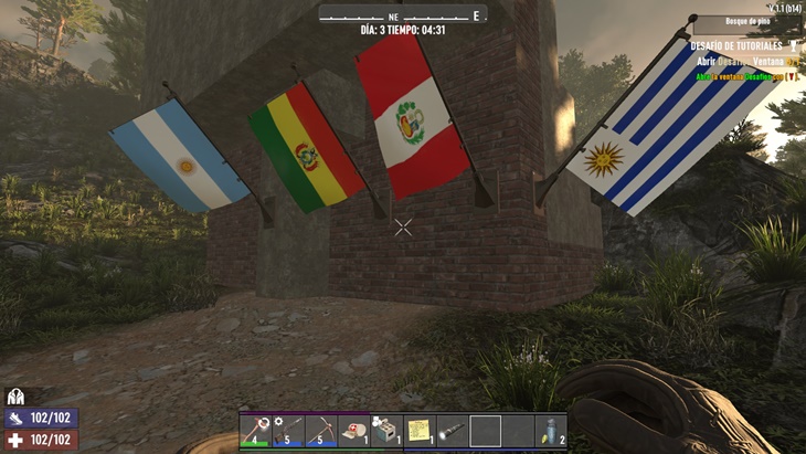 7 days to die flags from america for deco