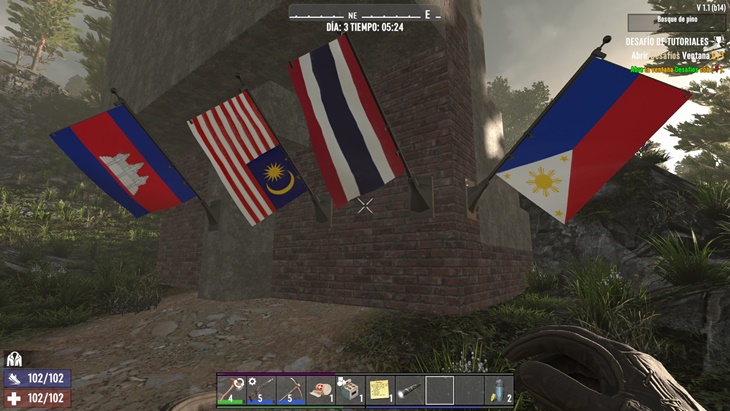 7 days to die flags from south east asia for deco additional screenshot 1