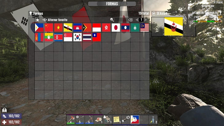 7 days to die flags from south east asia for deco additional screenshot 2