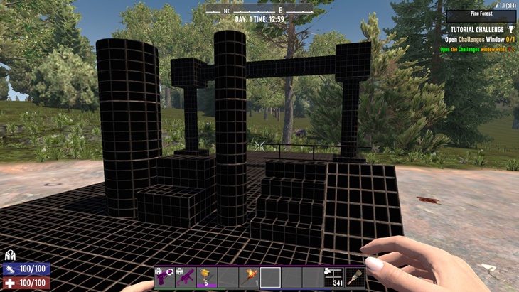 7 days to die scg rebar frame mod