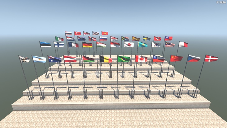 7 days to die fluffy panda craftable flags mod additional screenshot