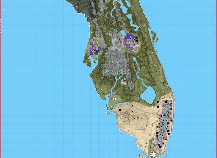 Map: Florida Undead One