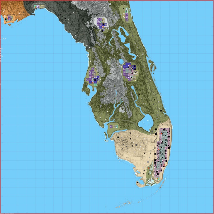 7 days to die map florida undead one