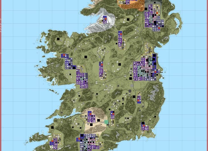 Map: Ireland Undead One