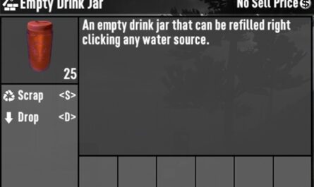 7 days to die themeanones revived empty glass jar