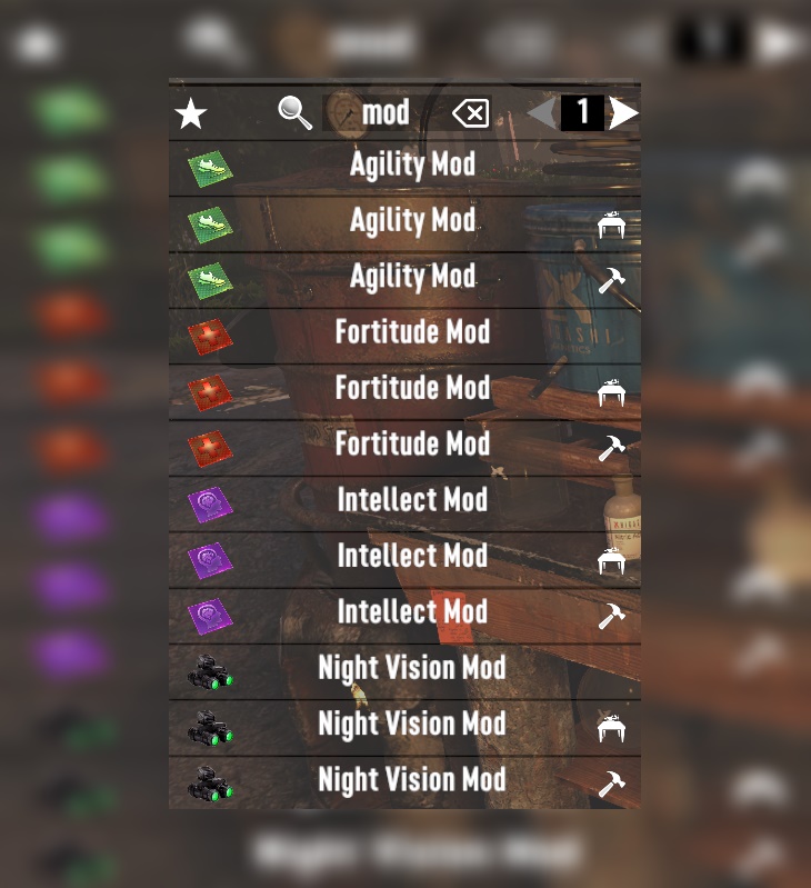 7 days to die craftable armor mods