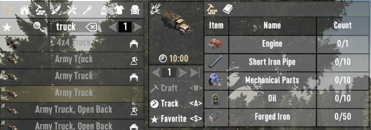 7 days to die craftable army set