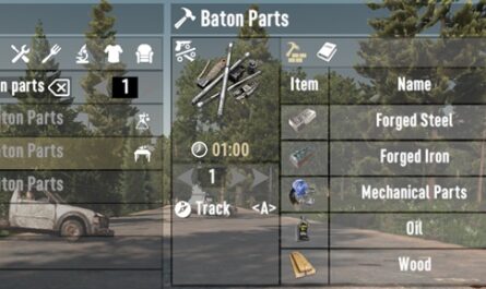 7 days to die craftable baton parts