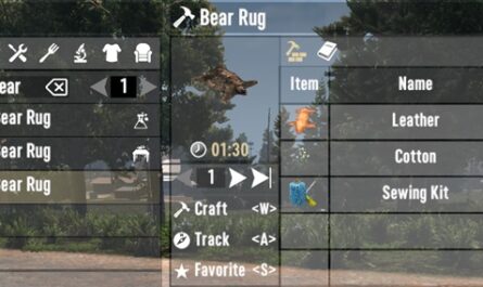 7 days to die craftable bear rugs