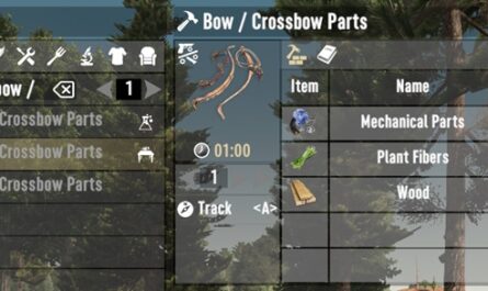 7 days to die craftable bow parts