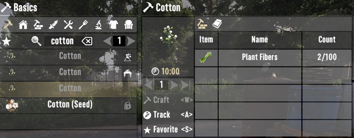 7 days to die craftable cotton