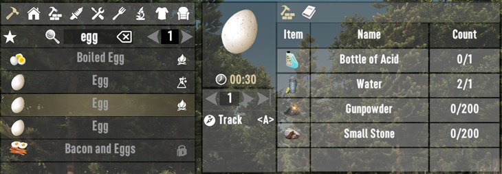 Craftable Eggs