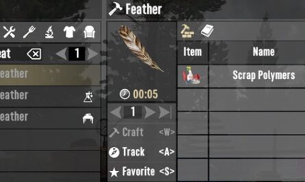 7 days to die craftable feathers