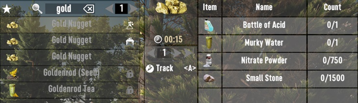 7 days to die craftable gold