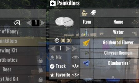 7 days to die craftable pain killers