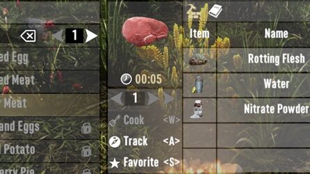 7 days to die craftable raw meat