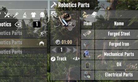 7 days to die craftable robotics parts