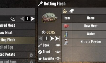 7 days to die craftable rotten flesh