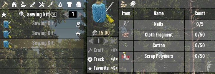 7 days to die craftable sewing kit