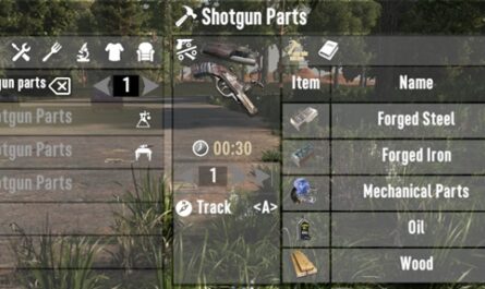 7 days to die craftable shotgun parts