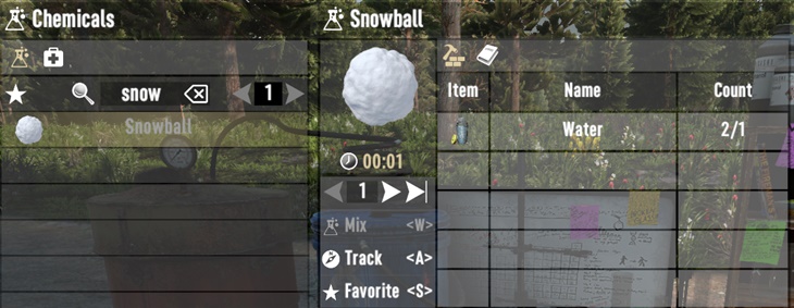 7 days to die craftable snow ball