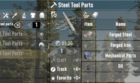 7 days to die craftable steel tool parts 2