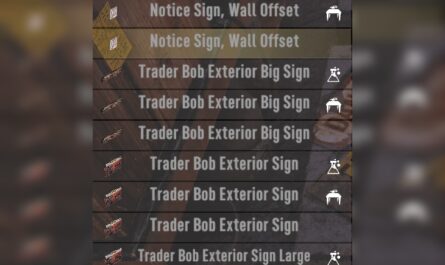 7 days to die craftable trader signs and flag