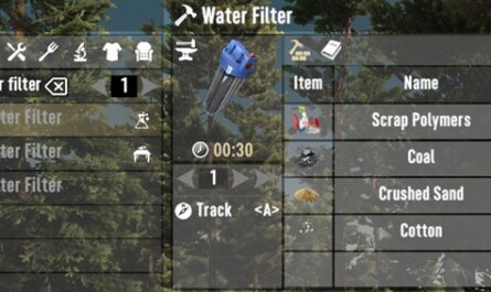 7 days to die craftable water filter